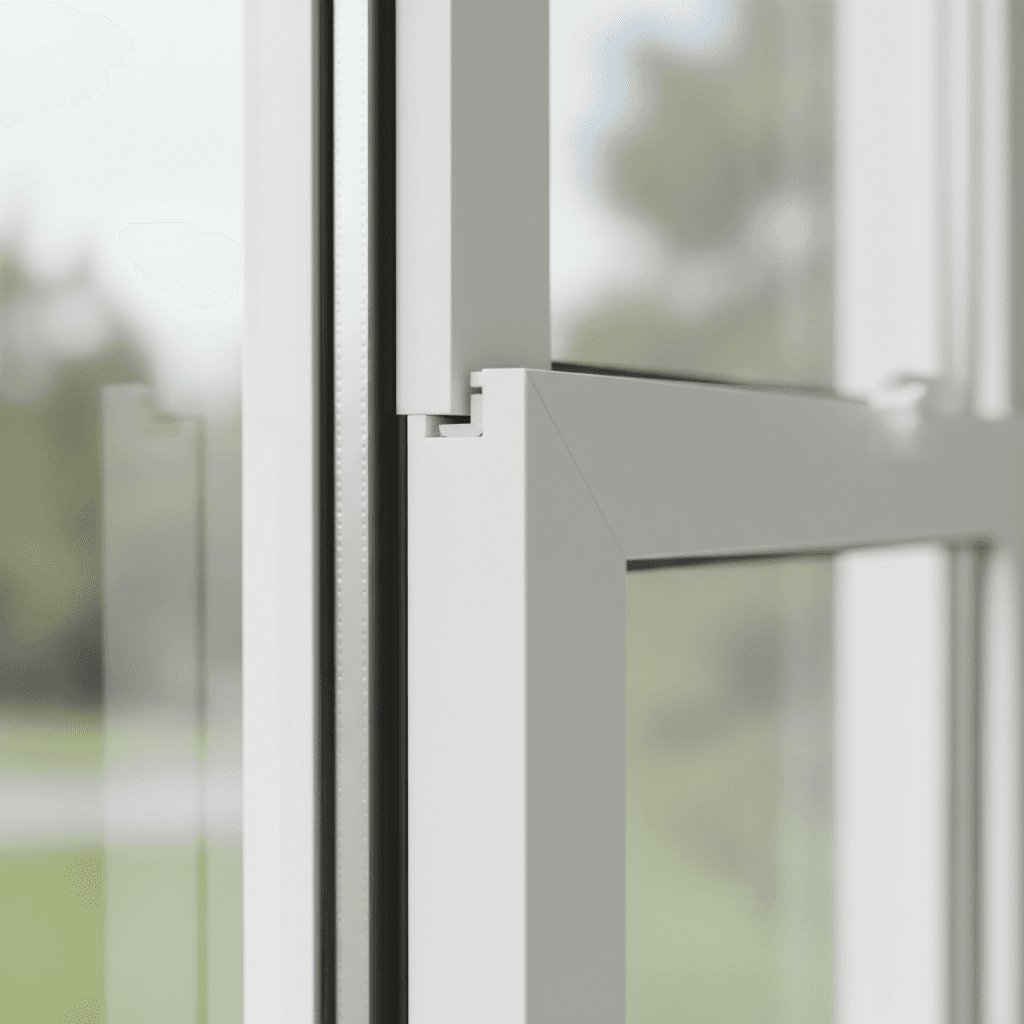 Pose d'une fenêtre PVC sur une façade de maison à Tassin-la-Demi-Lune